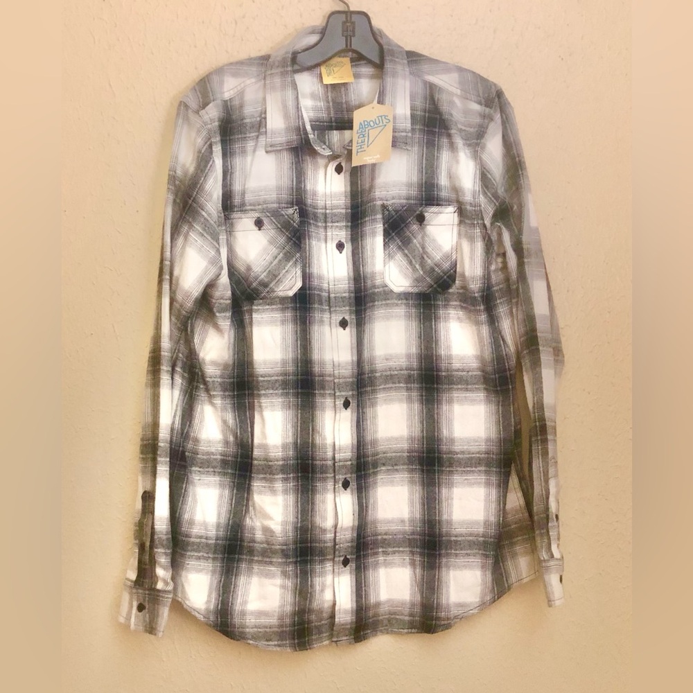 THERE ABOUTS Kids Flannel long sleeve